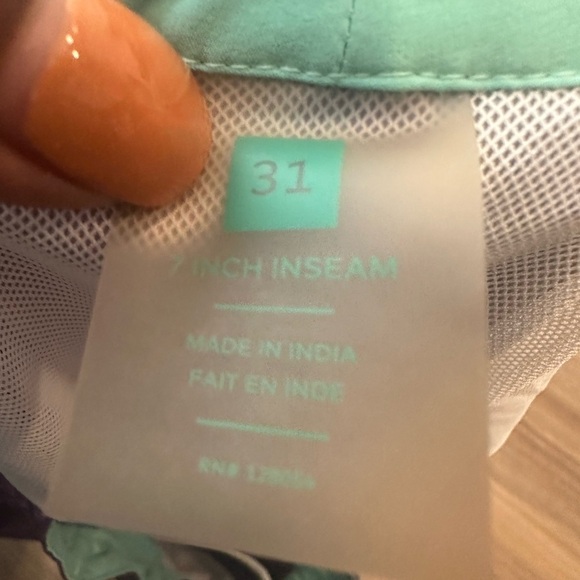 Bonobos Banzai Boardie Swim Trunks Printed Purple Men's 31 - Picture 7 of 9